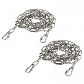 Vigtayue 1/8" Stainless Steel Link Chain, 304 Stainless Steel Li